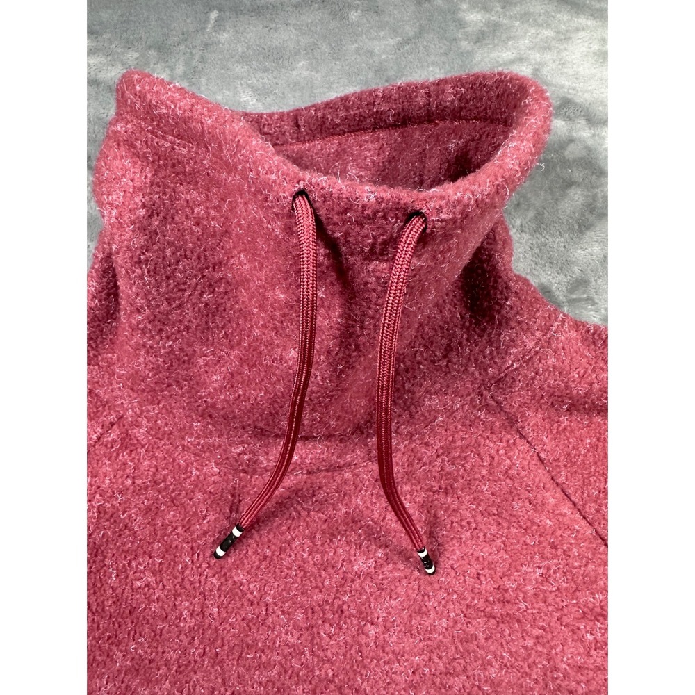 Nike Womens Funnel Neck Fleece Pullover Sweatshirt Rose Pink XS RN56323 - Picture 4 of 9